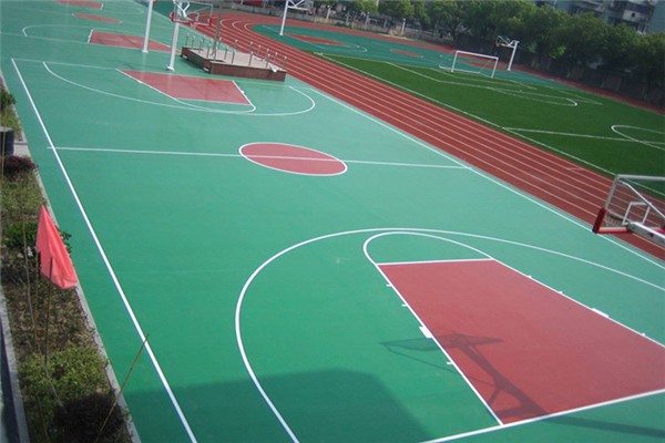 硅pu籃球場